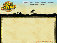 Tablet Screenshot of lostcavernsgolf.com